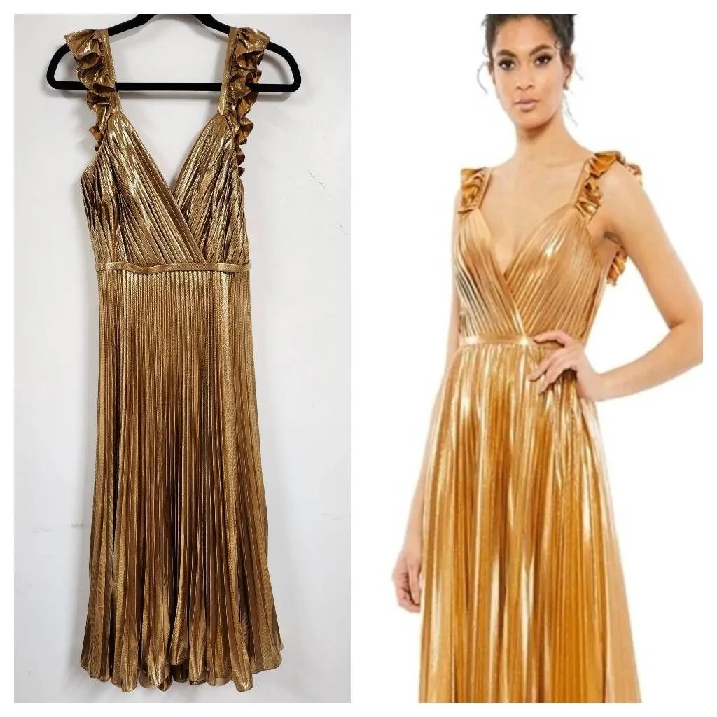 Ieena Duggal 26994 - Sleeveless Pleated Prom Dress size 2. H - Image 2