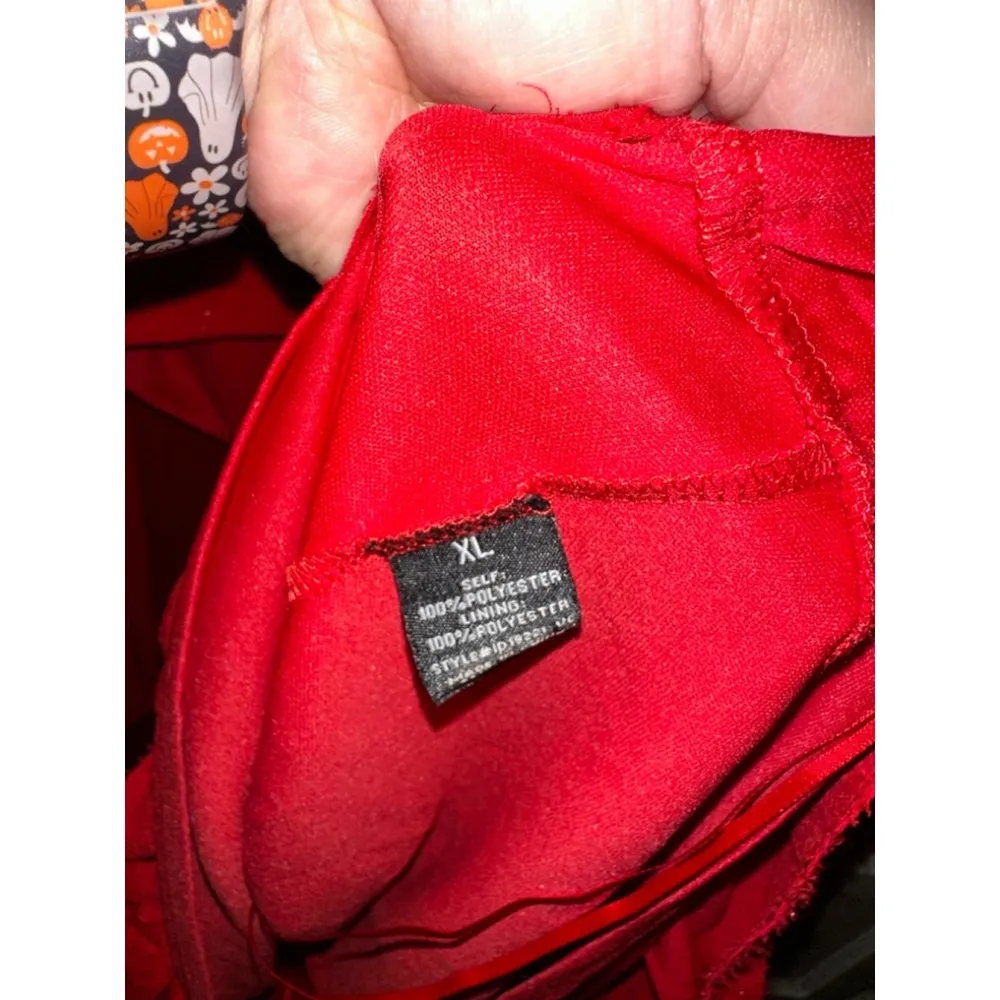 VICI Bold Red Side Cut Out Ring Accent Mini Dress XL - Image 12