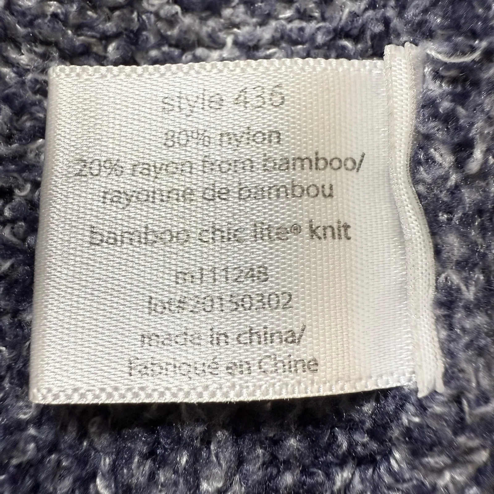 Barefoot Dreams Sweater S/M Blue Gray Stripe Cozy Bamboo Chic Lite Cardigan‎ - Image 6