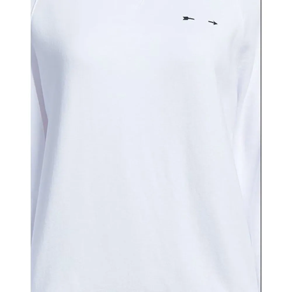 The Upside Saturn Logo Print Crew Neck Sweatshirt White Size Small - Image 2