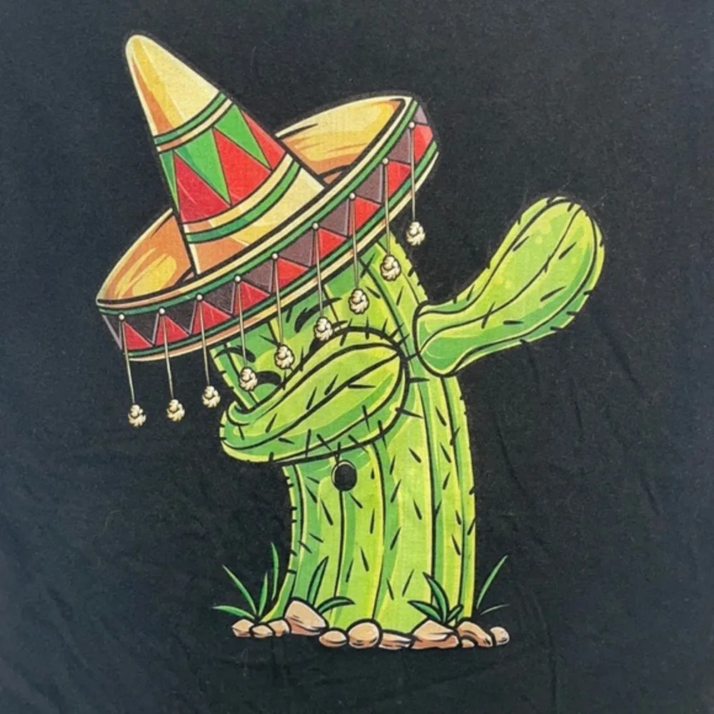 Port & Company Medium Unisex Dab Cactus 🌵 Black - Image 12