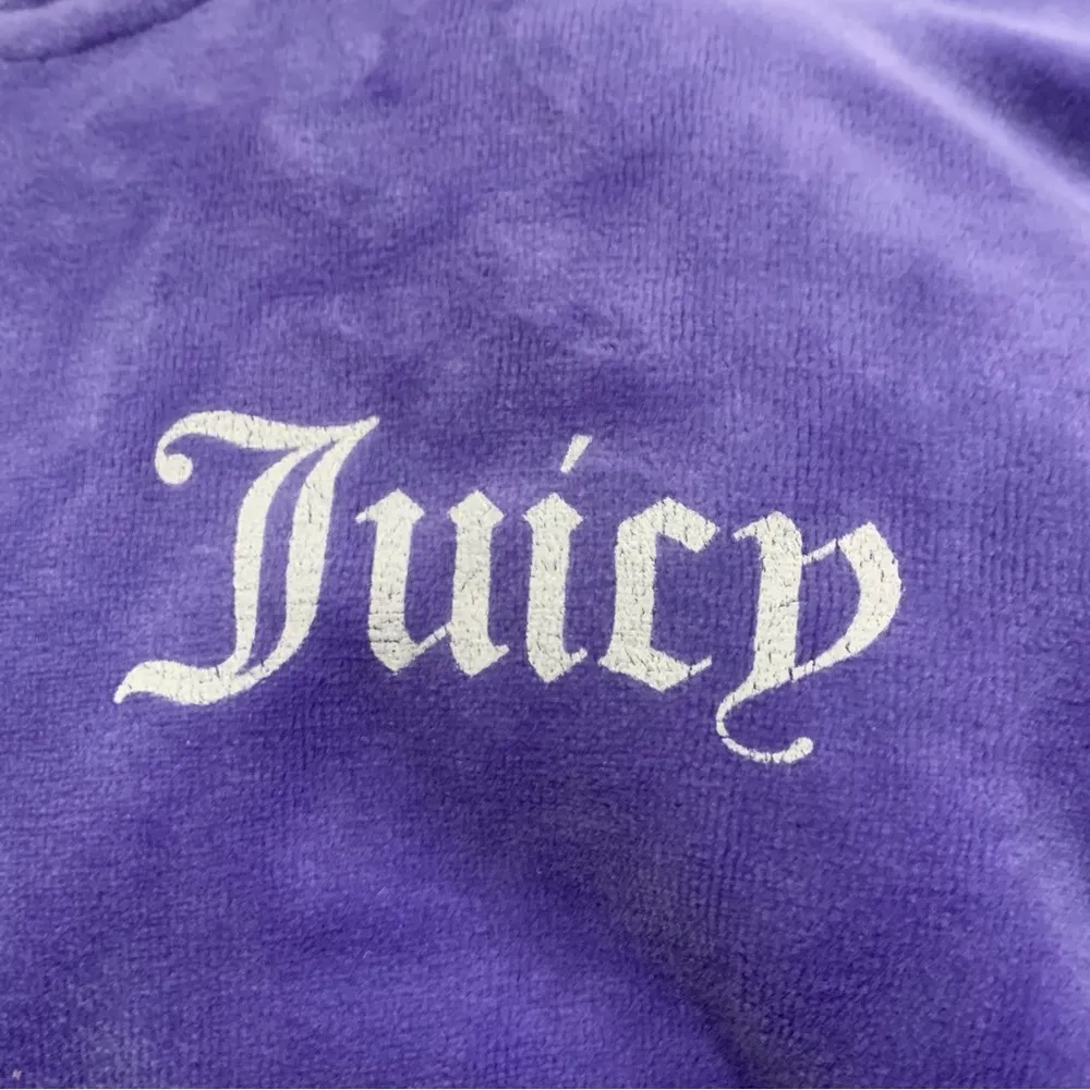 Juicy Couture Velour Tracksuit Jacket Hazy Violet Hoodie Basic Women's XS NWT - Image 8