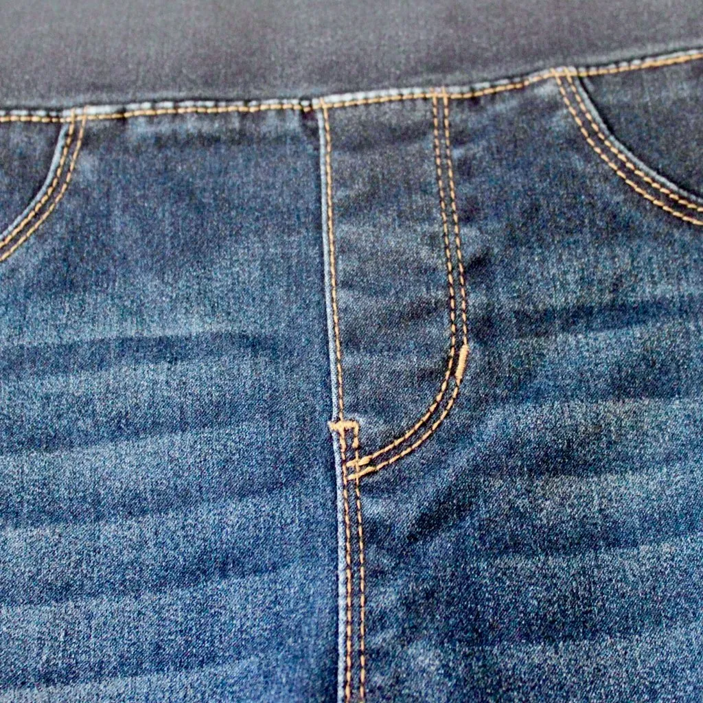 Natural Reflections Silk Denim Skinny Jeans Jeggings Pants Extra Small - Image 3