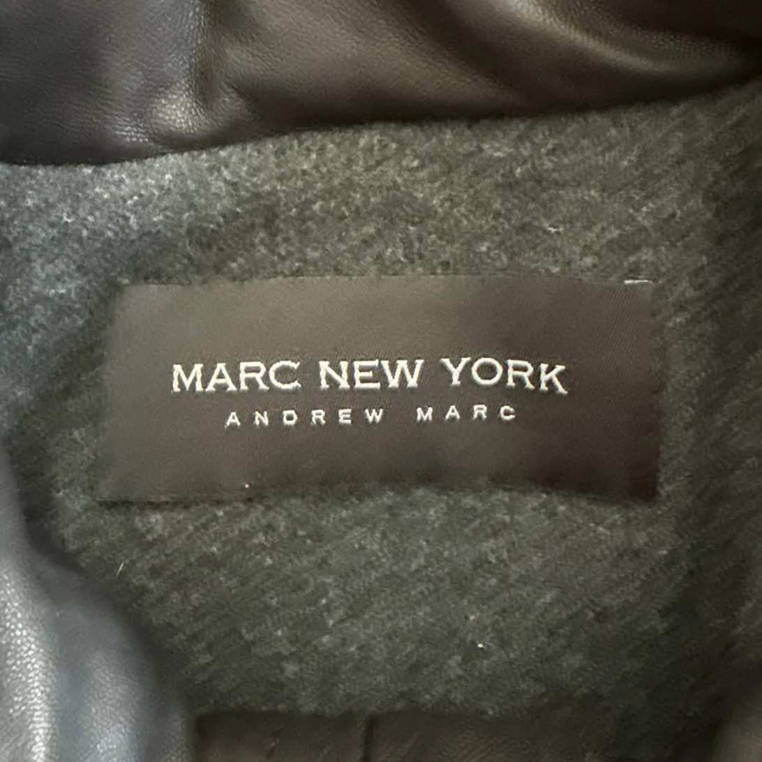 Andrew Marc New York Leather Jacket Size Estimated L Black - Image 4