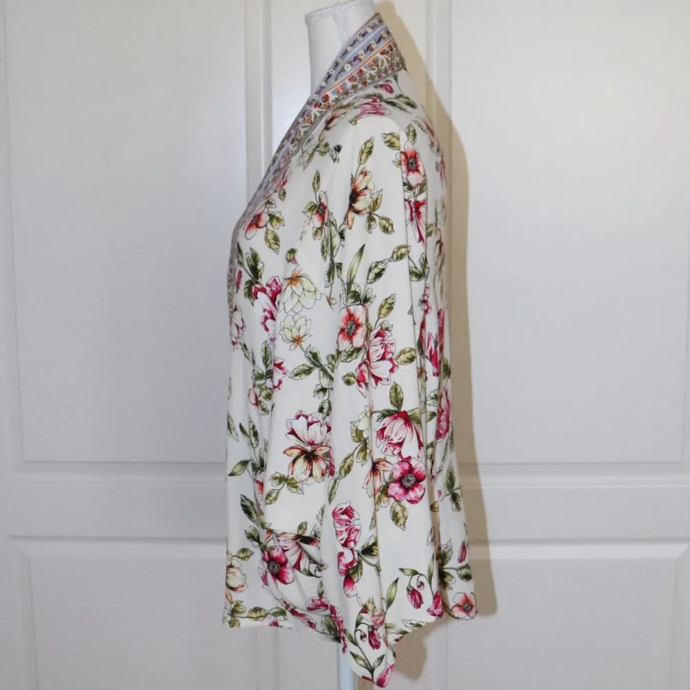 Anthropologie Akemi + Kin Idalia Floral Kimono One Size - Image 4