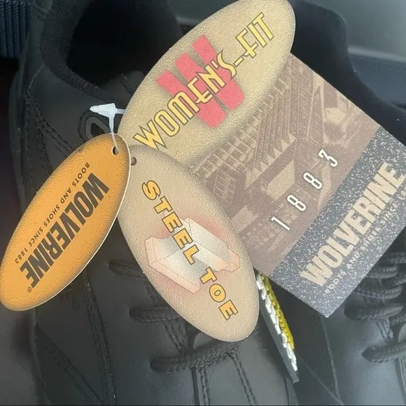Wolverine Steel Toe Shoes 3882-Size 6 - Image 8