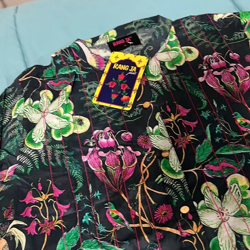 NWT Pakistani designer rang ja kurta kameez. Long style. Size medium. Pink - Image 2