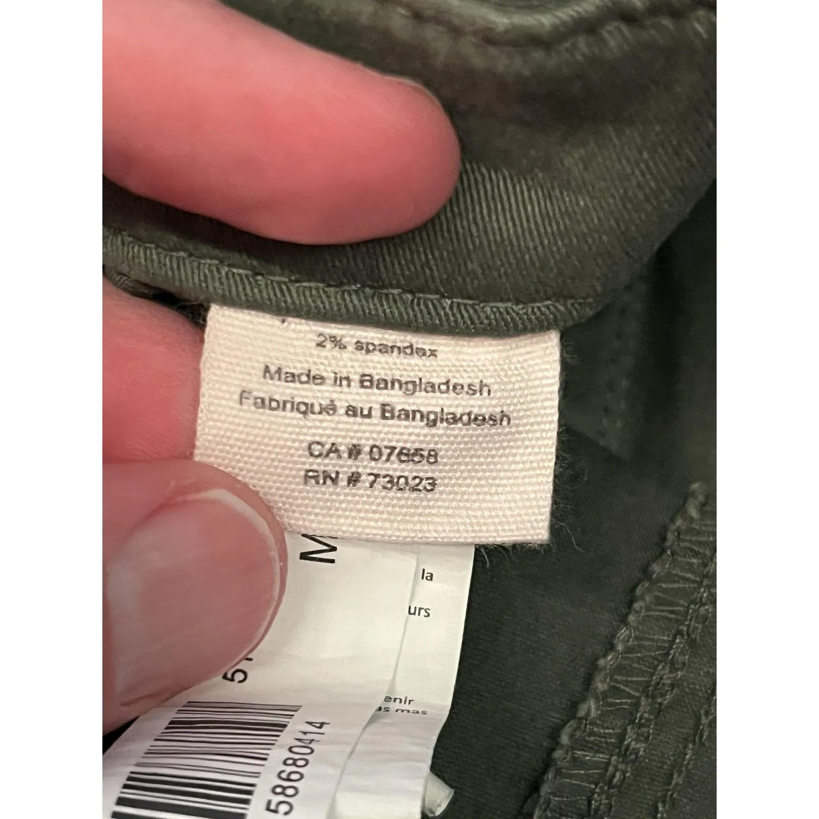 U2B Urban Basics Overalls Womens Medium Olive Green Distressed Bib Ripped - Image 10