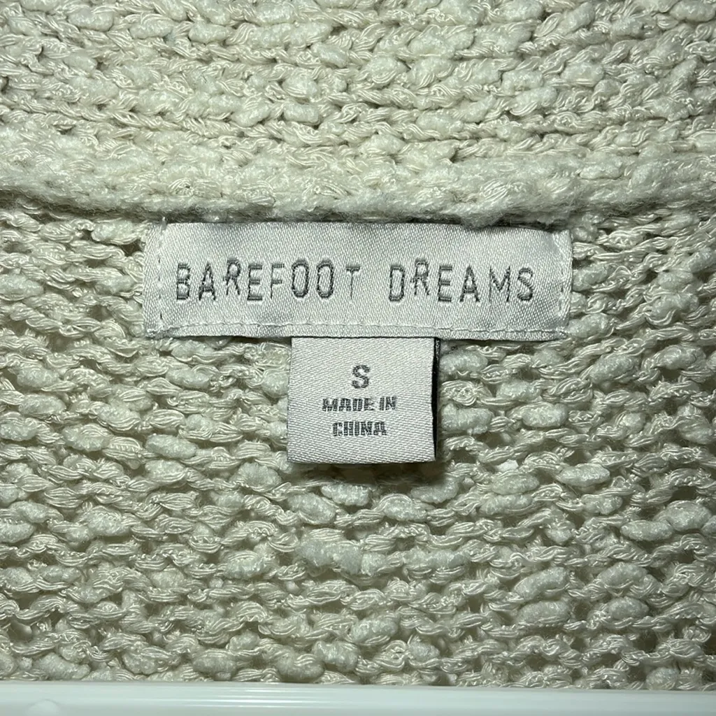 Barefoot Dreams Knit Off‎ White Cardigan - Image 4