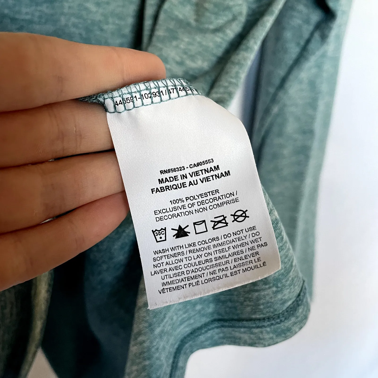 Nike dri-fit aqua green hooded sweatshirt lightweight women's size XXL athletic - Image 5