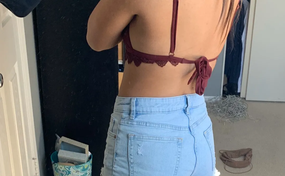 PacSun Maroon Bikini Top - Image 4