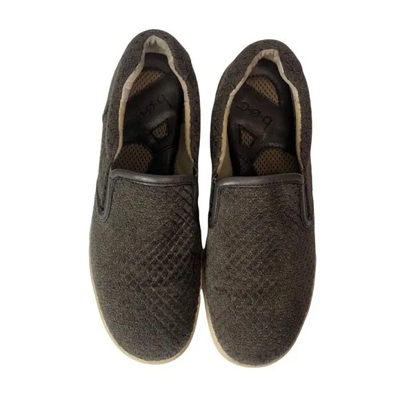 B.O.C Slip On Walking Shoes Loafer Brown Fabric Mesh Casual Comfort Womens 7 - Image 2