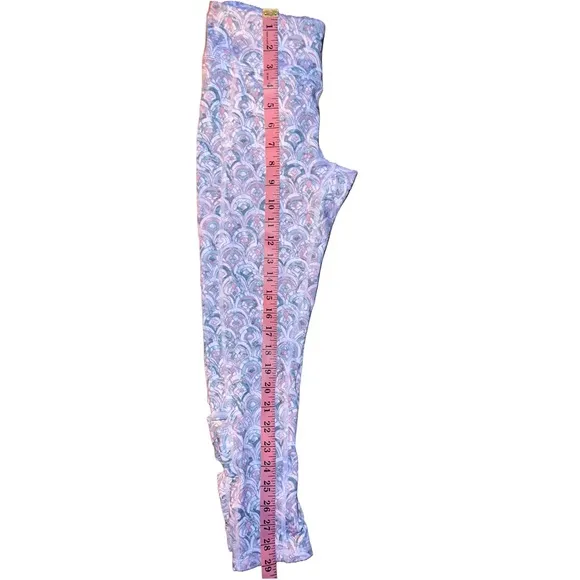 Gaiam🦎High Waste Leggings🌵White/Green/Gray - Image 2