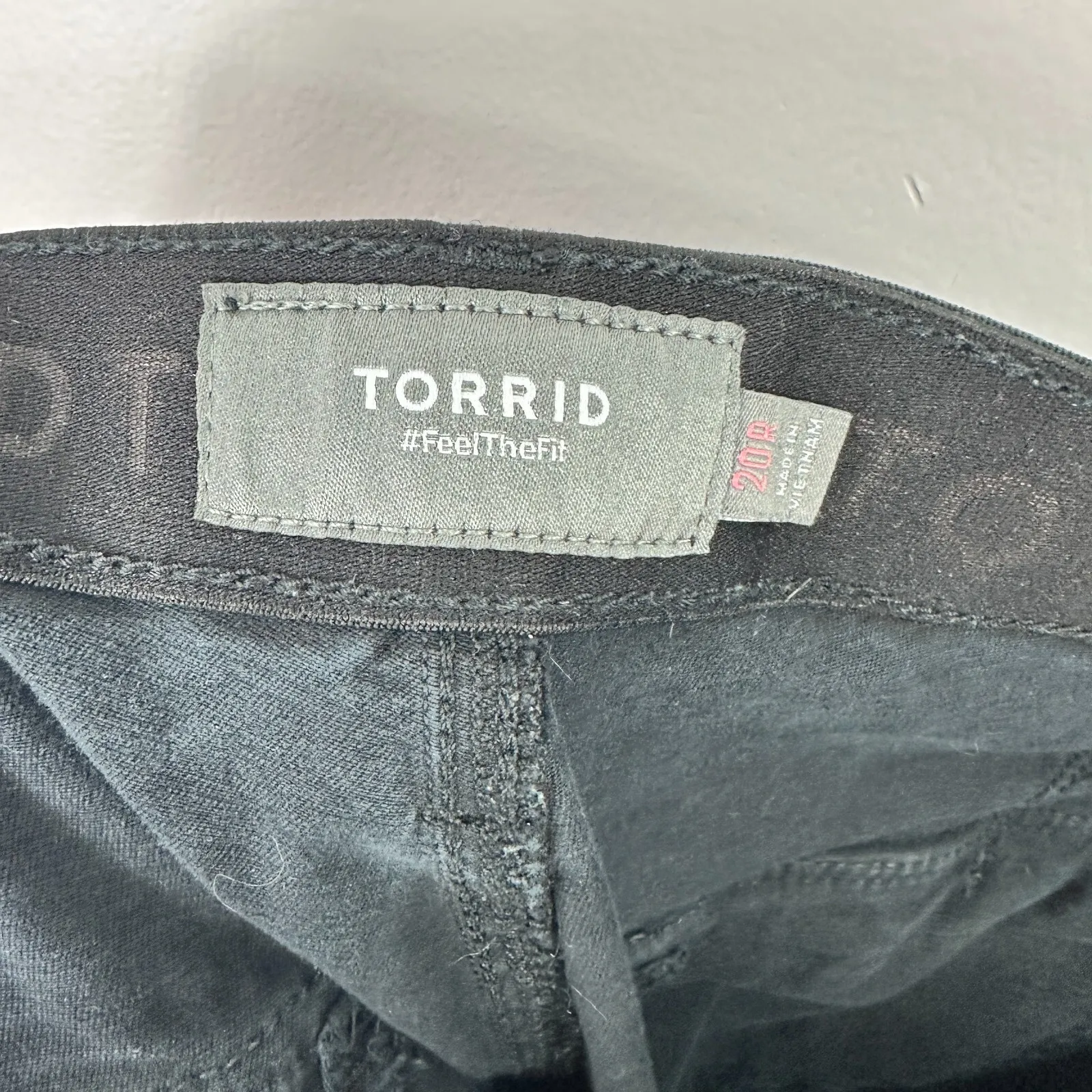 Torrid Pants 20R Black‎ Joggers Zip Hem Streetwear Athleisure Edgy Casual - Image 2