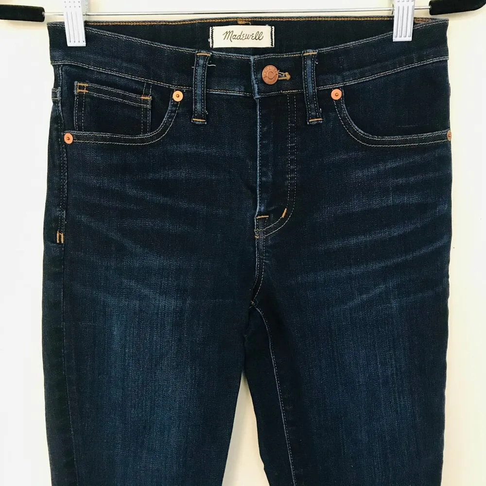 Madewell 9" High-Rise Skinny Jeans in Larkspur Wash Blue Women's Size 26 - Image 6