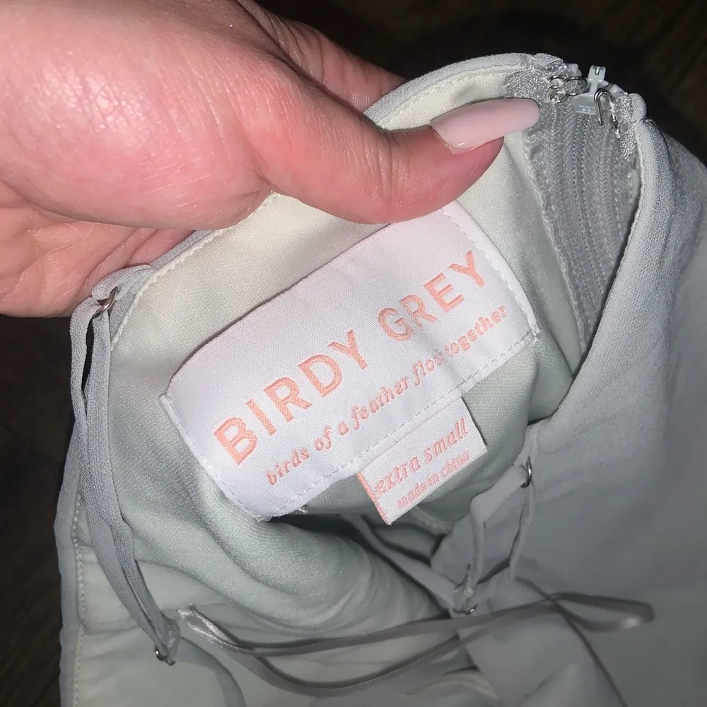 GWENNIE DRESS - DOVE GRAY BIRDIE GREY XS - Image 8