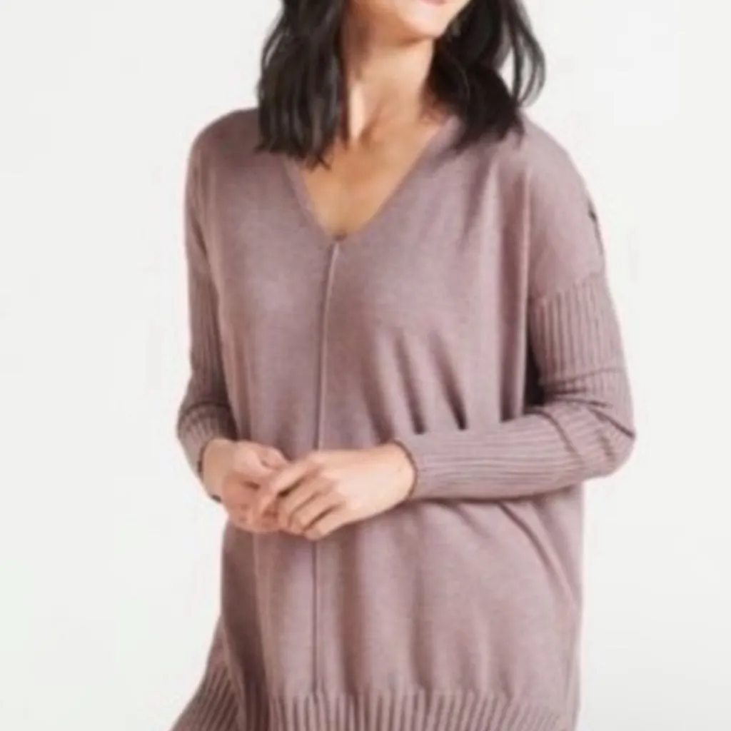 EVEREVE  EVERLY V-NECK PULLOVER SWEATER - Image 4