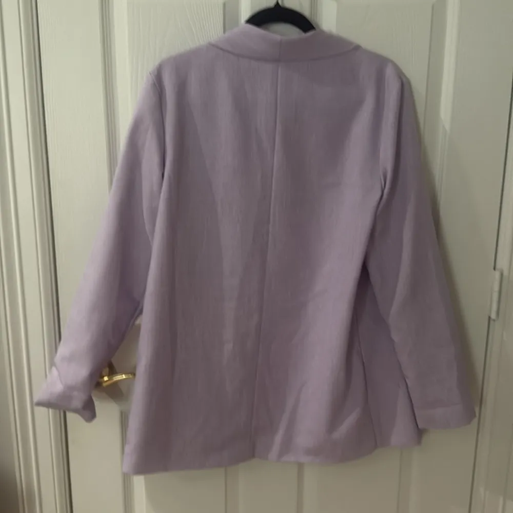 The Fifth Label lavender Purple Blazer with Shawl Collar medium 6 Anthropologie - Image 3