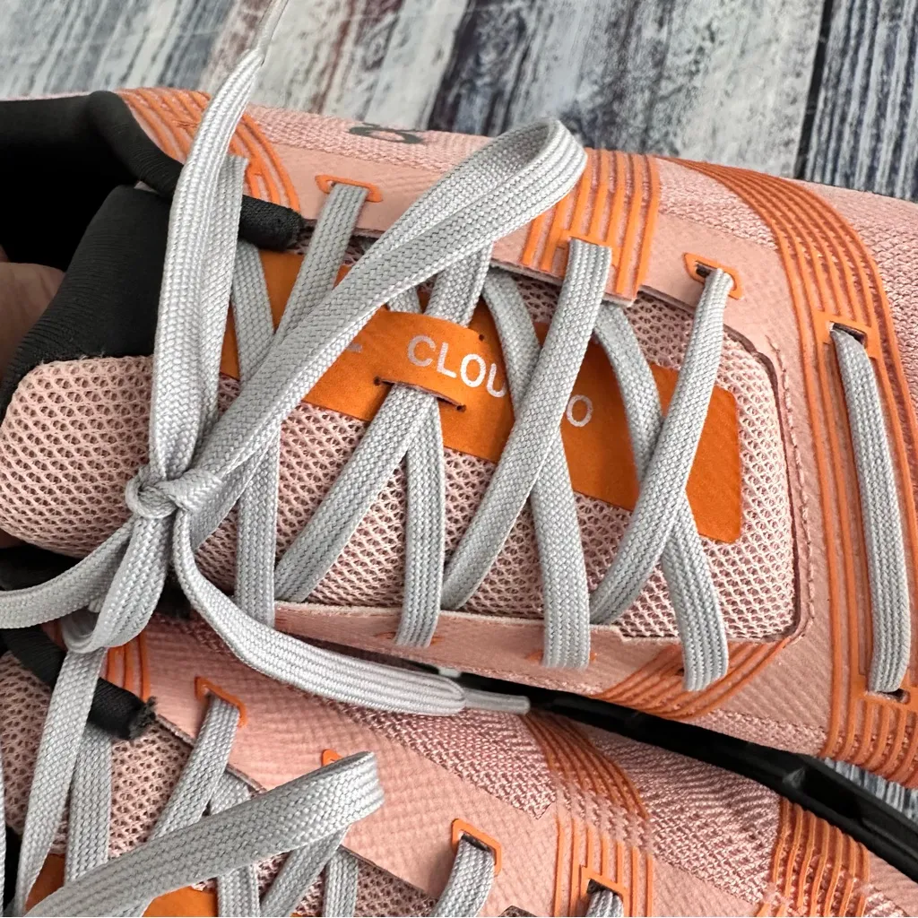 On Running CloudGo Women's Peach/Orange Running Shoes Orange Size 10.5 - Image 5