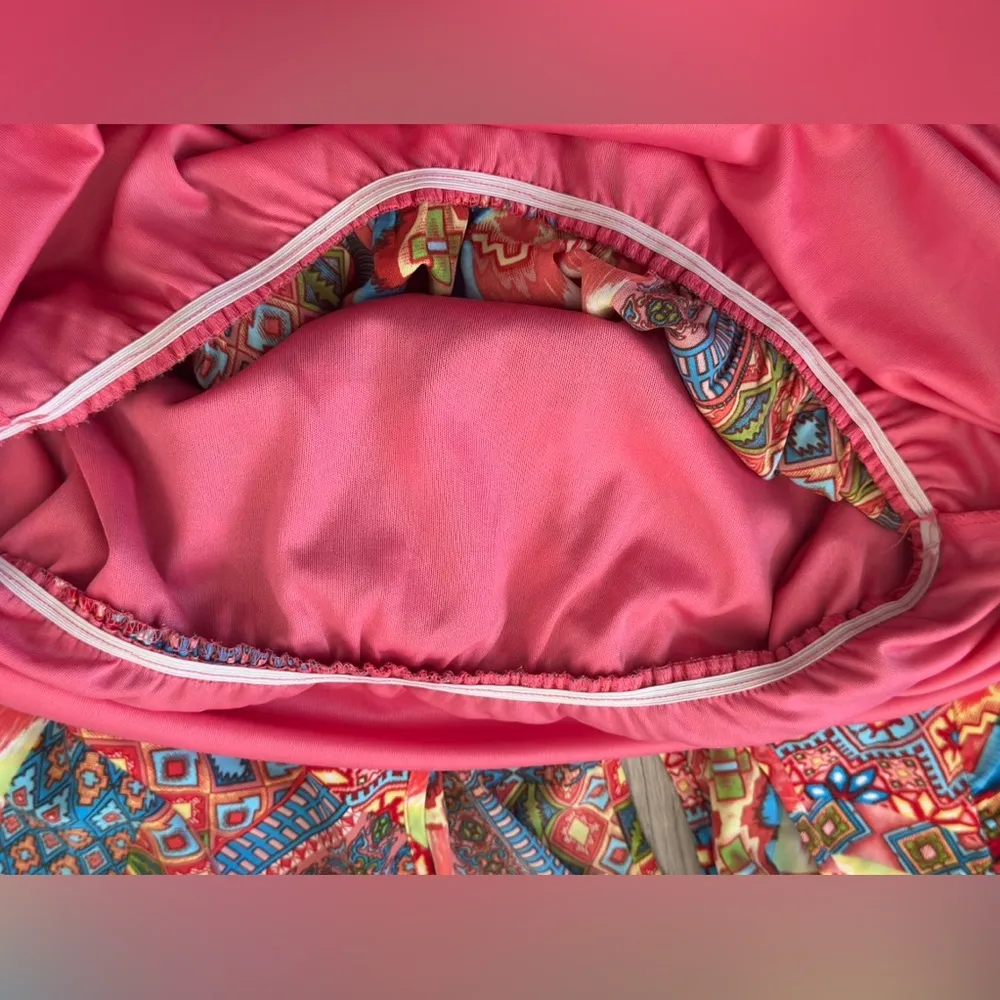 PINK OWL 🦉 Colorful Geometric Pattern Dress - Image 9