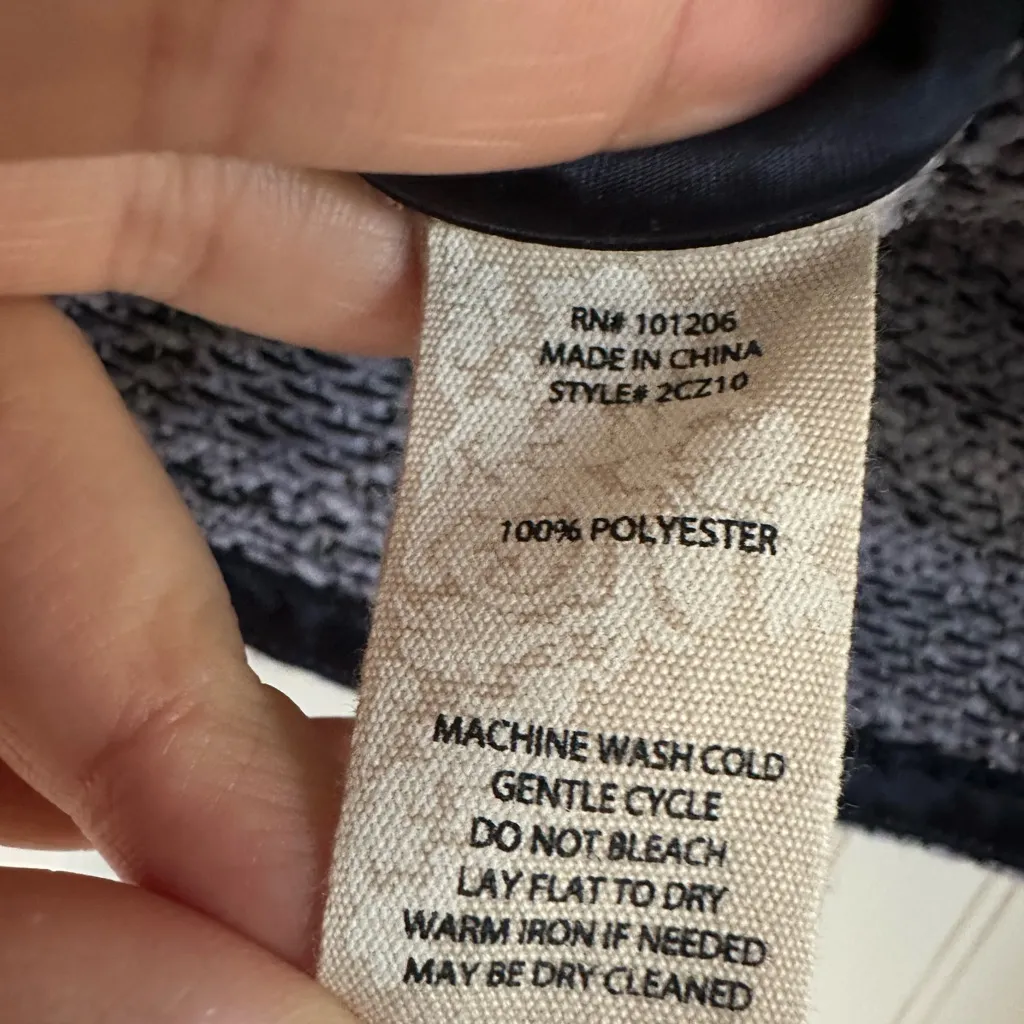 Soft Surroundings Warwick Topper Sweater Blazer Smokey Lavender Plaid size large - Image 5