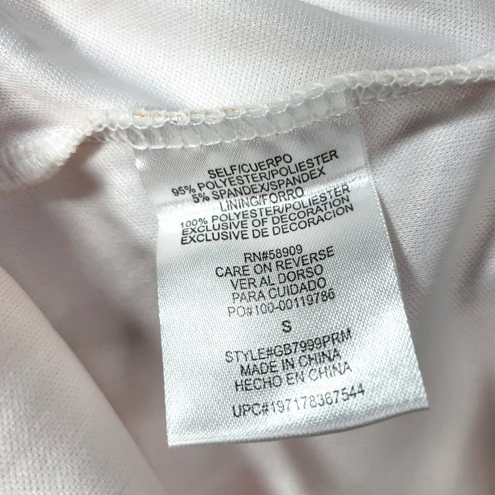 Gianni Bini Long Sleeve Ruched Ombre Mesh Midi Dress in Pastel Multicolor - Image 7