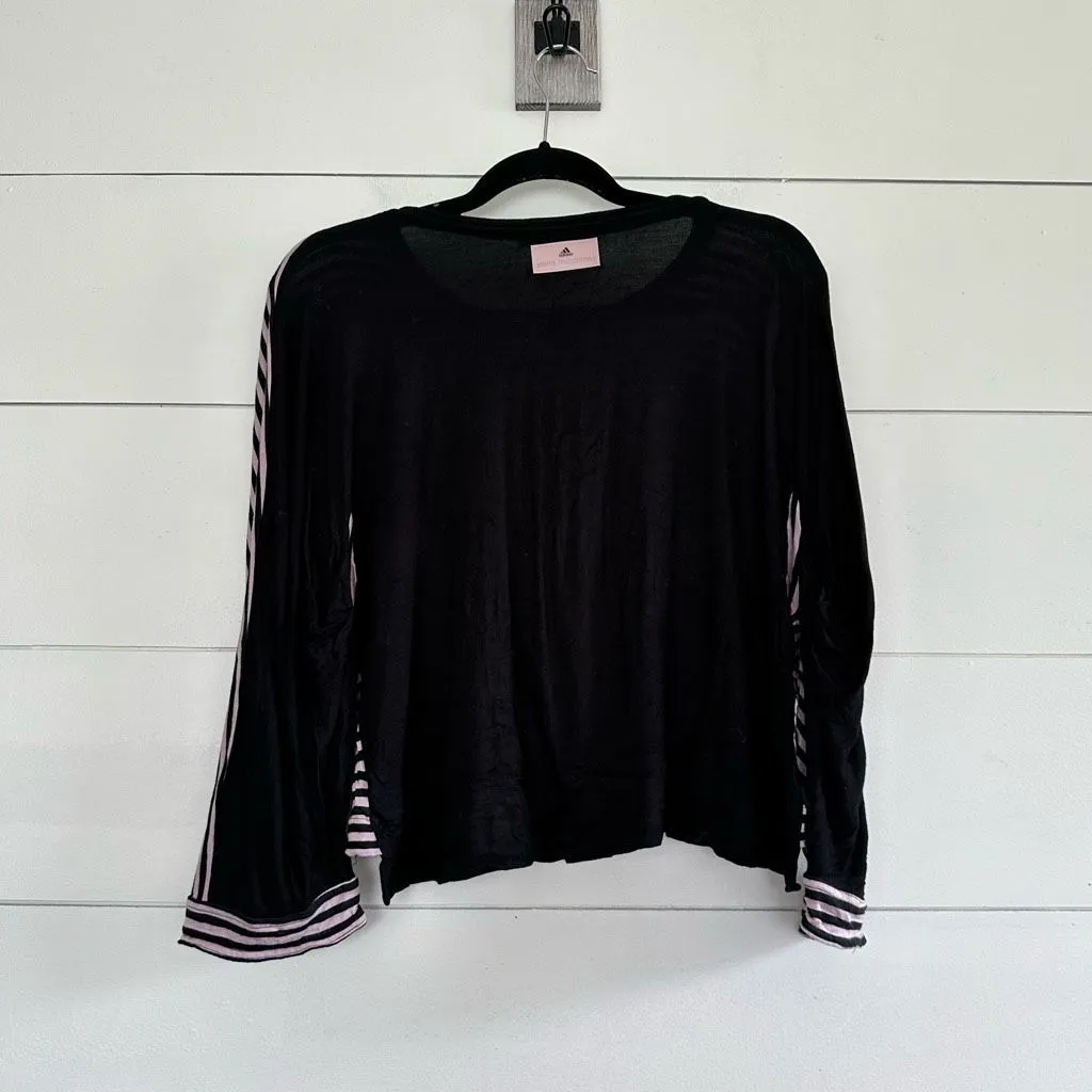 Adidas x Stella McCartney Women’s XS Purple Black Striped Top - Image 5