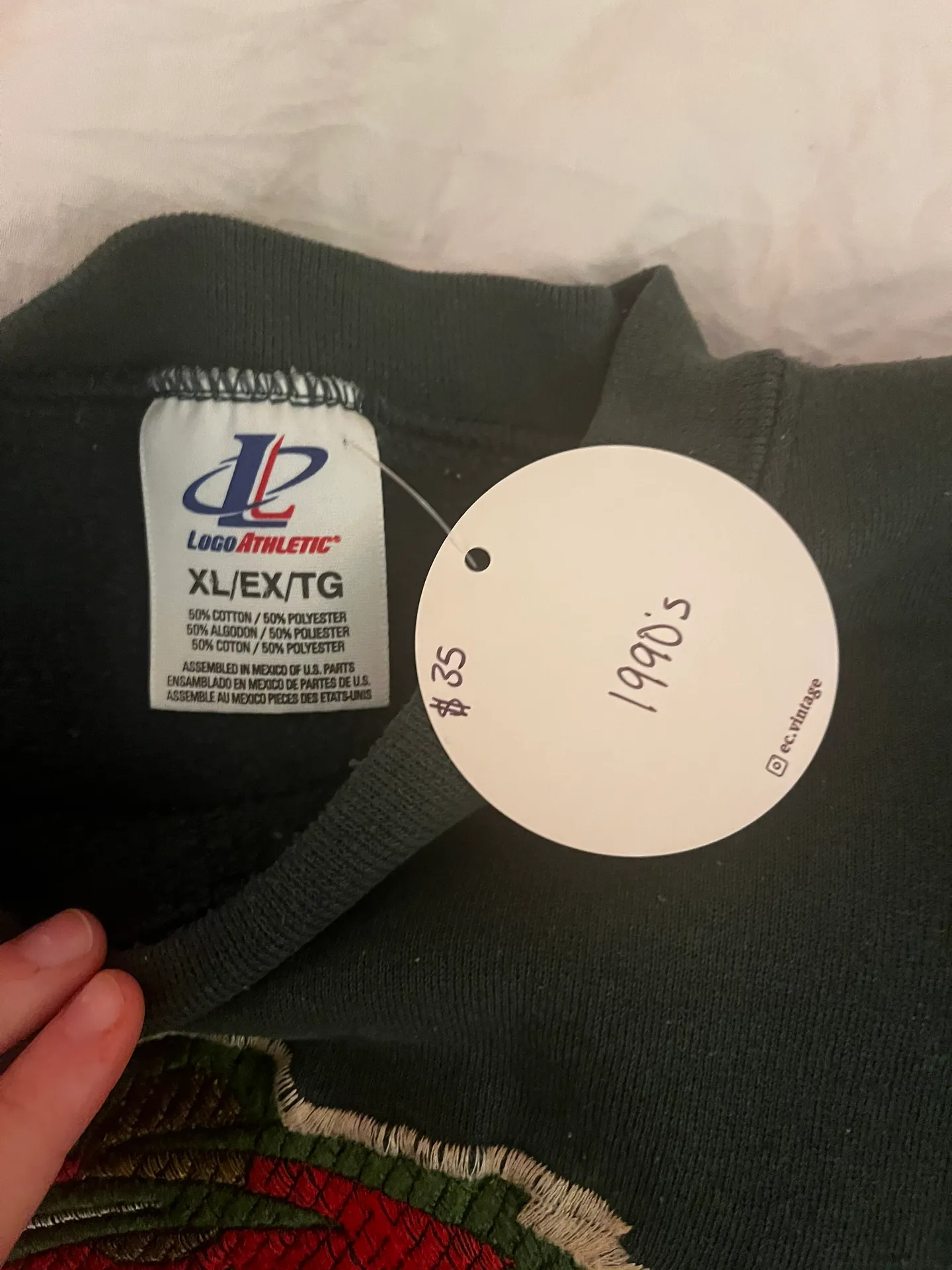 Minnesota Wild Sweatshirt Green Size XL - Image 4