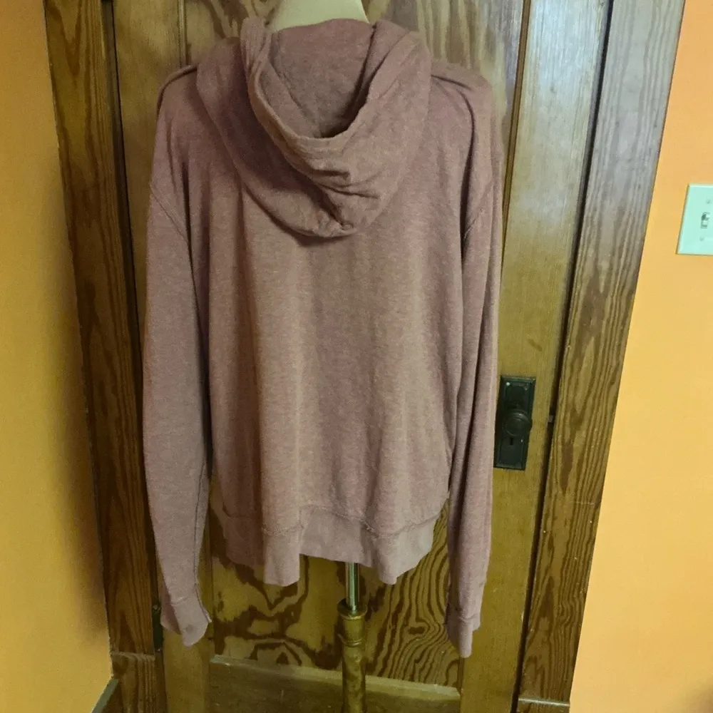 Fossil  Salmon Pink Oversized Beachy Hoodie - Image 9