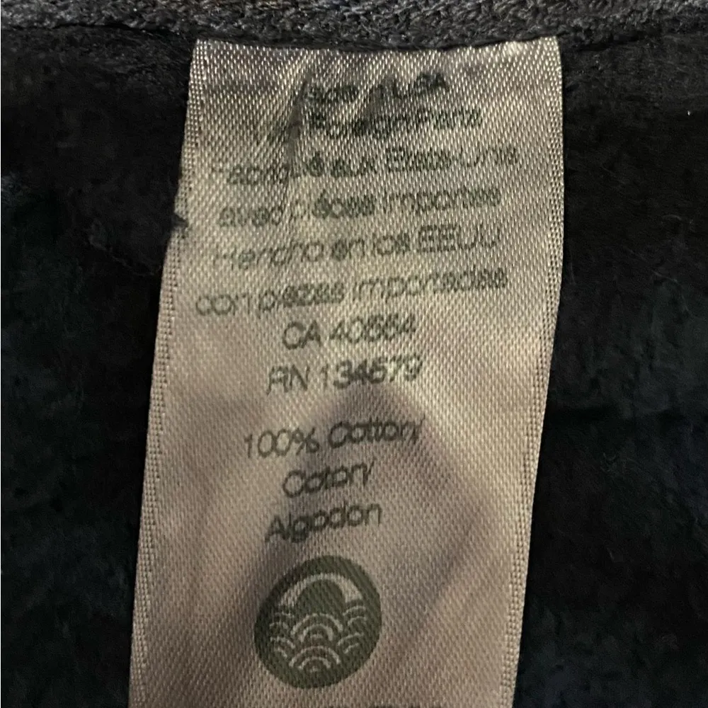 Sundry for Evereve Navy and Black Tie-Dye Tunic Side Zipper Sweatshirt - Image 10