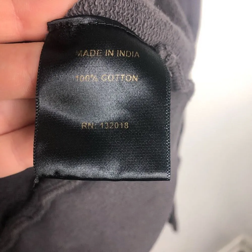 Intermix Improvd Distressed Cardigan Jacket Charcoal Gray Sweater Xs Xsmall - Image 6