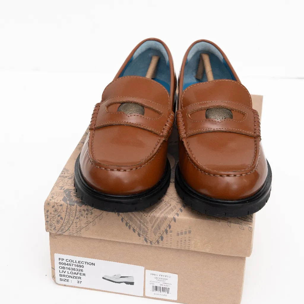 Free People. NIB. Liv Penny Loafers. - Image 4