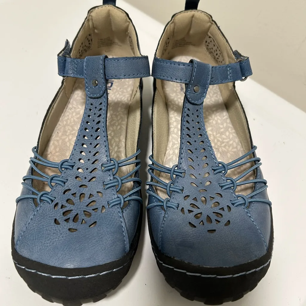 JBU Jambu Sahara Mary Janes Blue Size 7.5 - Image 3
