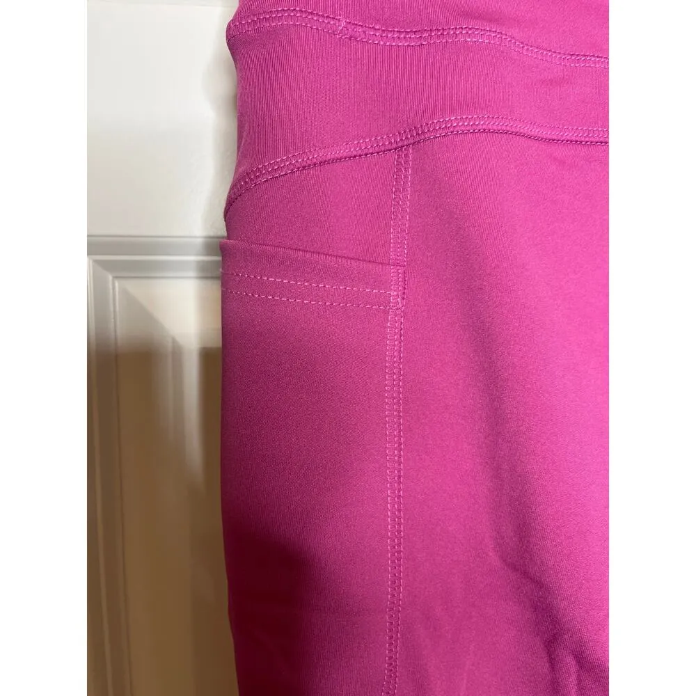 Pop Fit NEW Magenta Pink Leggings Medium - Image 3
