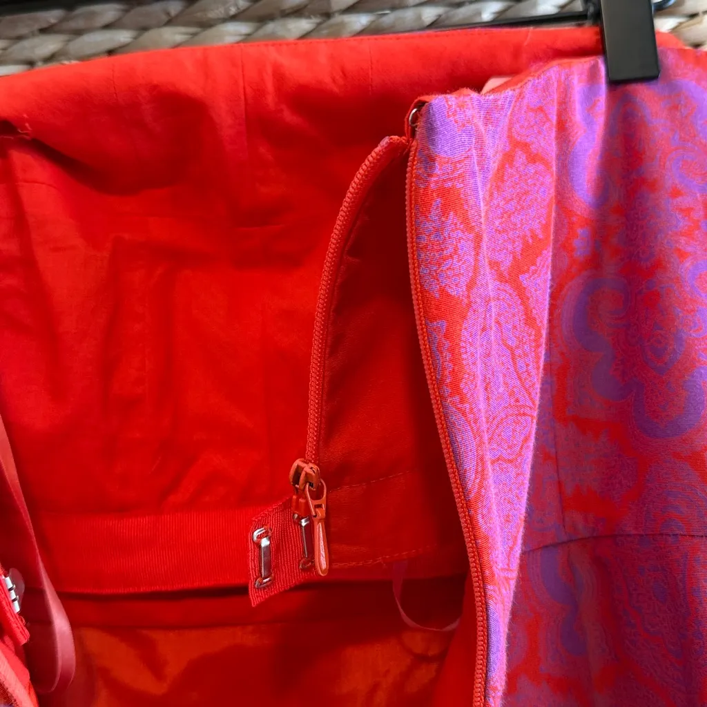 NWT J. Crew Ella Silk Strapless Medallion Paisley Print Dress, 2 - Image 9