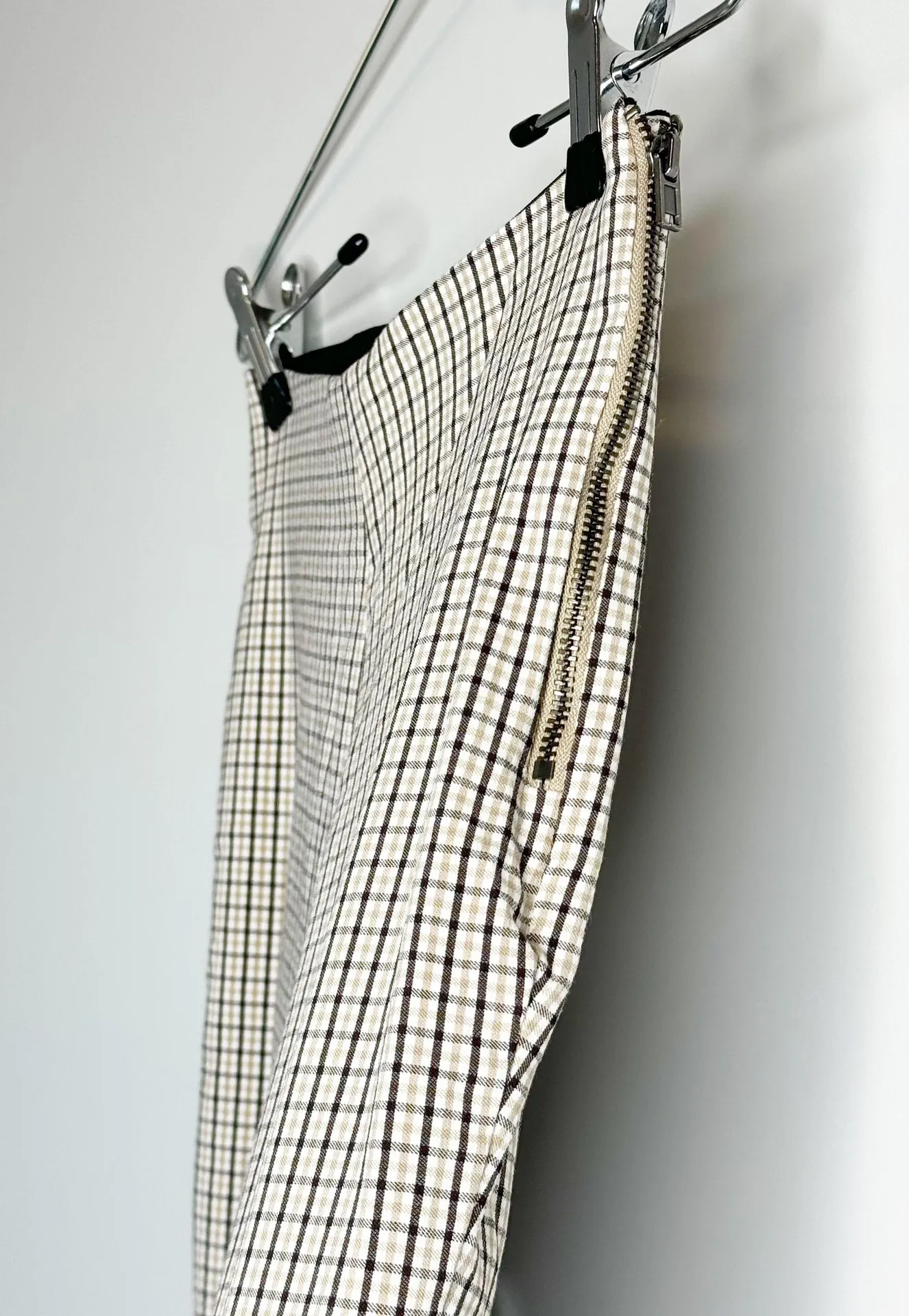 Women's Plaid High Rise Skinny Ankle Pants 24” Waist - Image 5