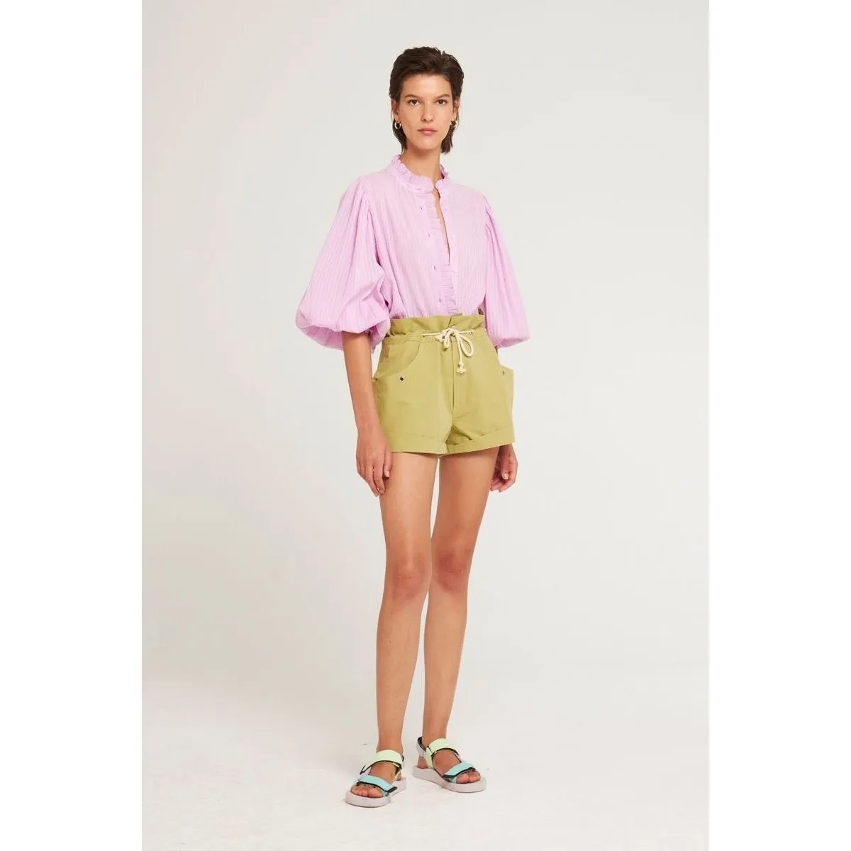 Antik Batik Yvonne‎ Blouse NWT size large Purple - Image 5