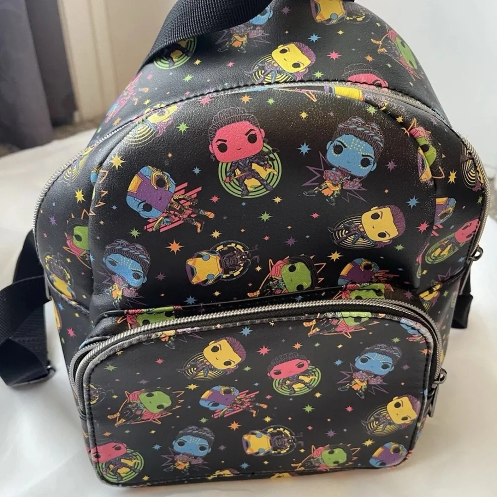 Funko Marvel Woman Neon Print 11.5" Mini Backpack (Target Exclusive) - Image 2