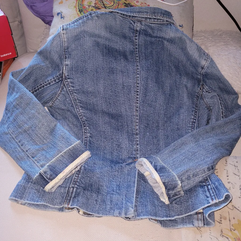 Gap Stretch Denim blazer jacket - Image 6