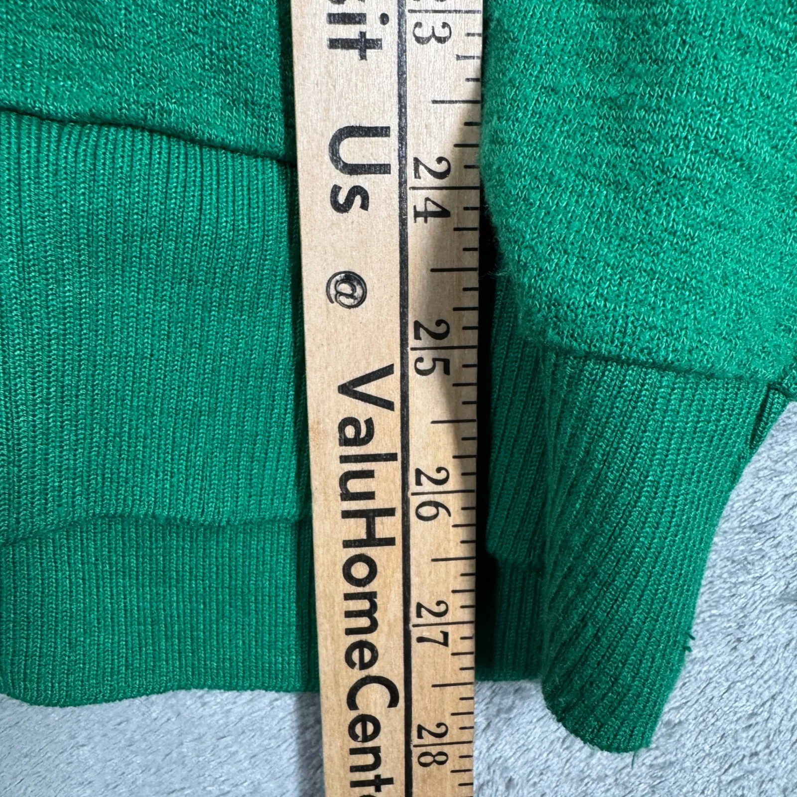 Aritzia TNA Golden Cardigan Sweater‎ Womens XS Green Knit Button Front Preppy - Image 9