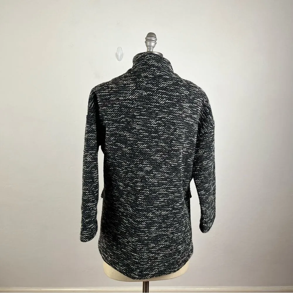 Anthropologie Elevenses Tweed Marble Jacket - Image 5