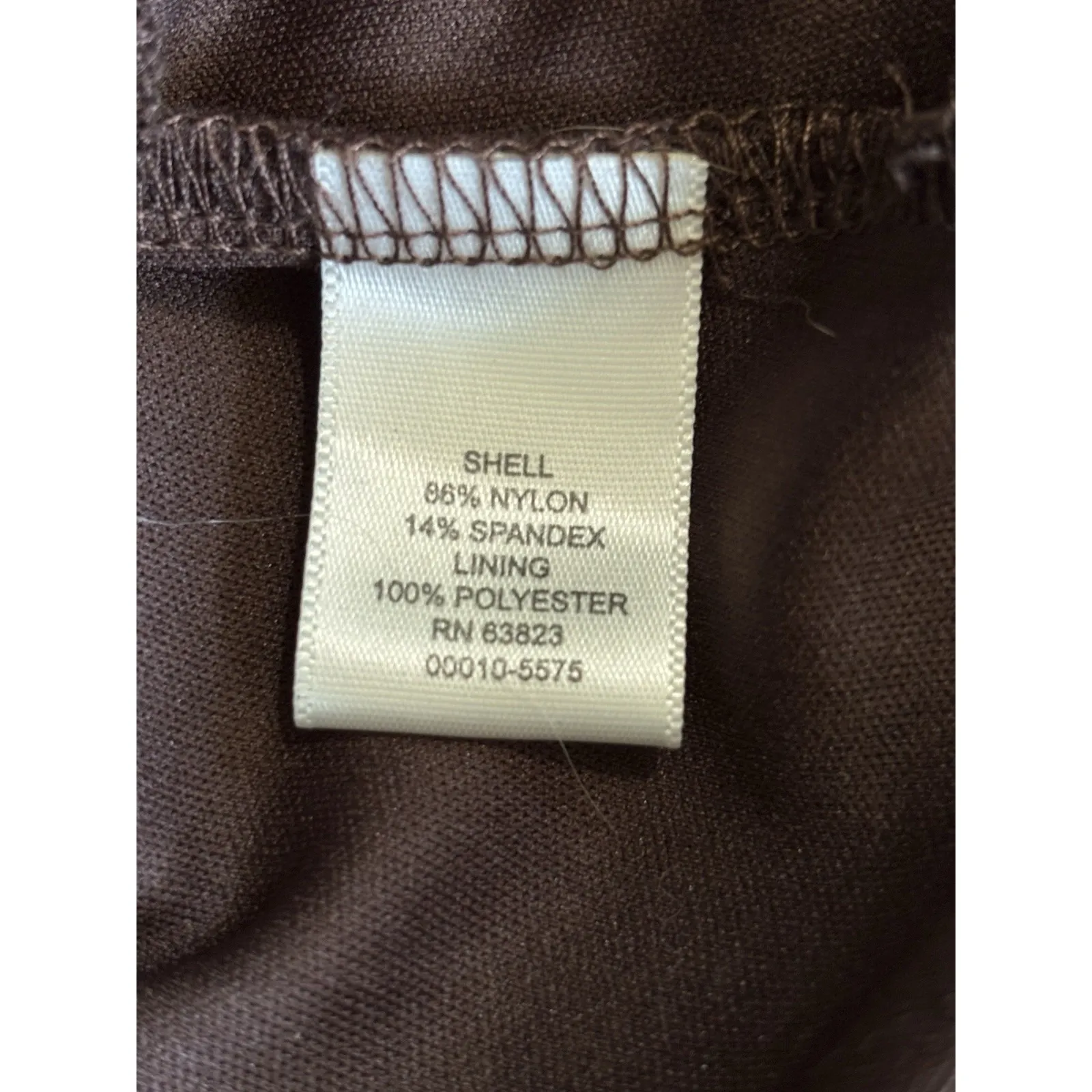 Christopher & Banks Black/Brown‎ Tiger/Floral Lace Lined Long Sleeves Blouse XL - Image 7