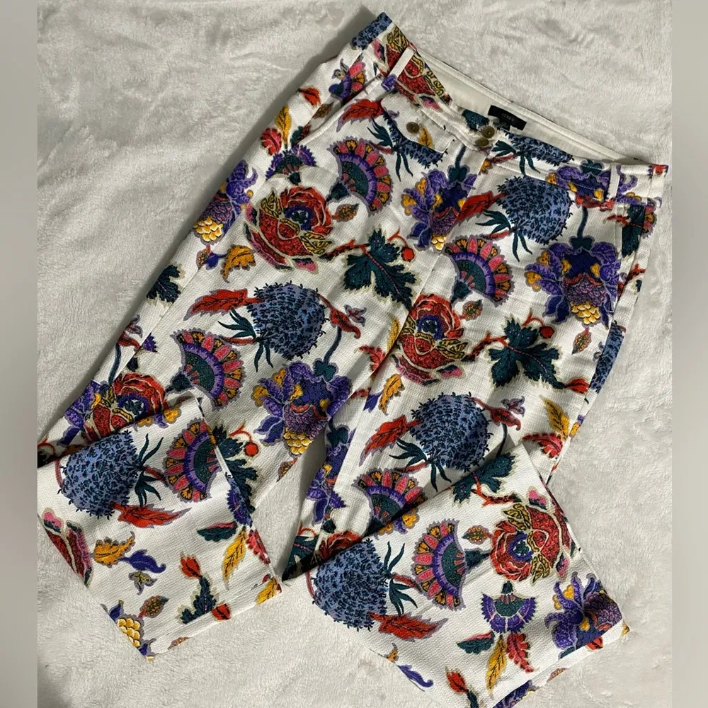 J.Crew Kick Out Crop Pant In Paisley Floral - Image 3