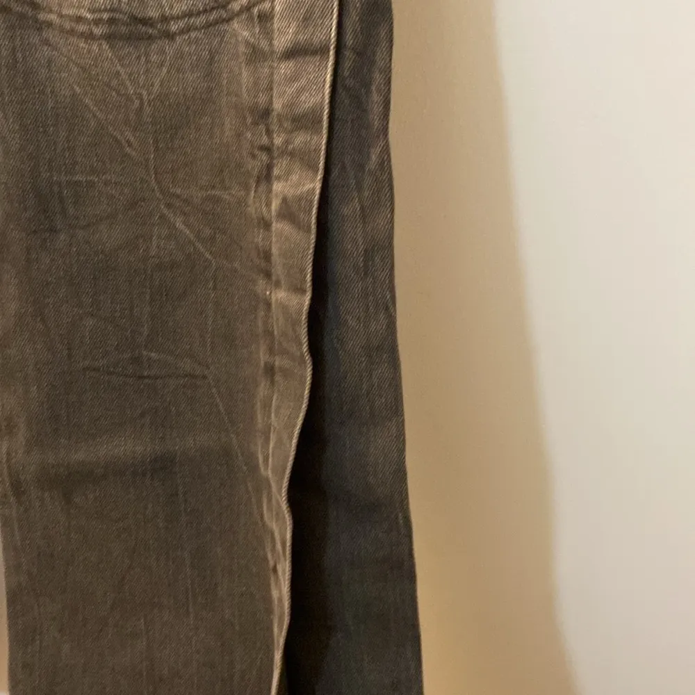 People Vector Moto Mid Rise Flare Jeans SZ 27 Stonewashed Black - Image 9