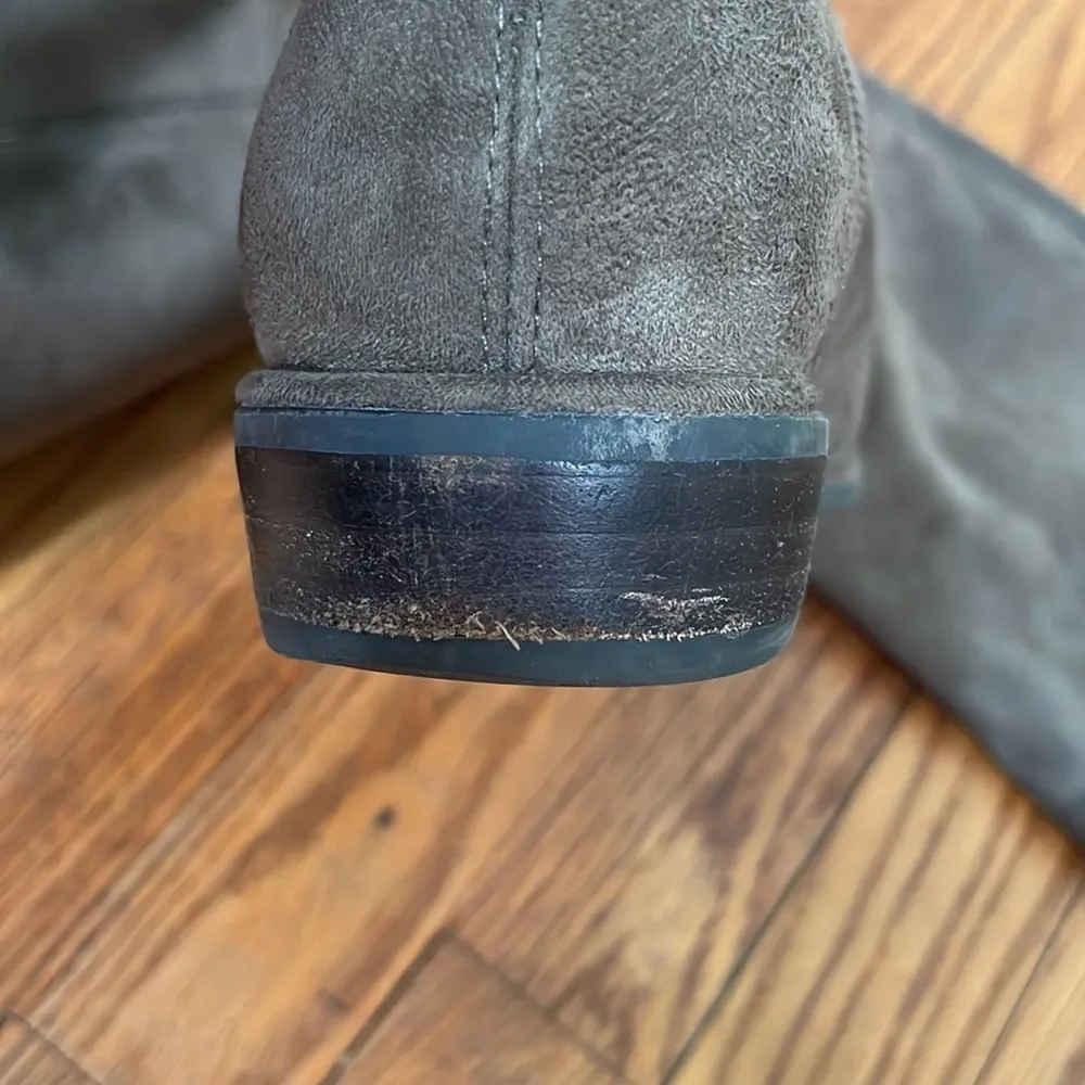 Marc Fisher Side Zip Over The Knee Faux Suede Boots Taupe size‎ 7 - Image 8