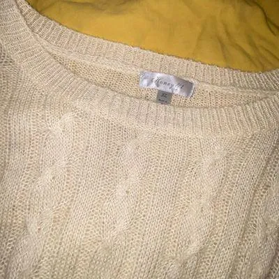 Cream Comfy Sweater - Image 4