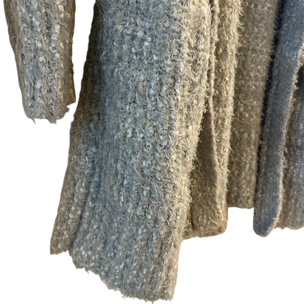 INC Women's Gray Oversized Cardigan Sweater M Long Sleeve Casual Knit Size M - Image 2