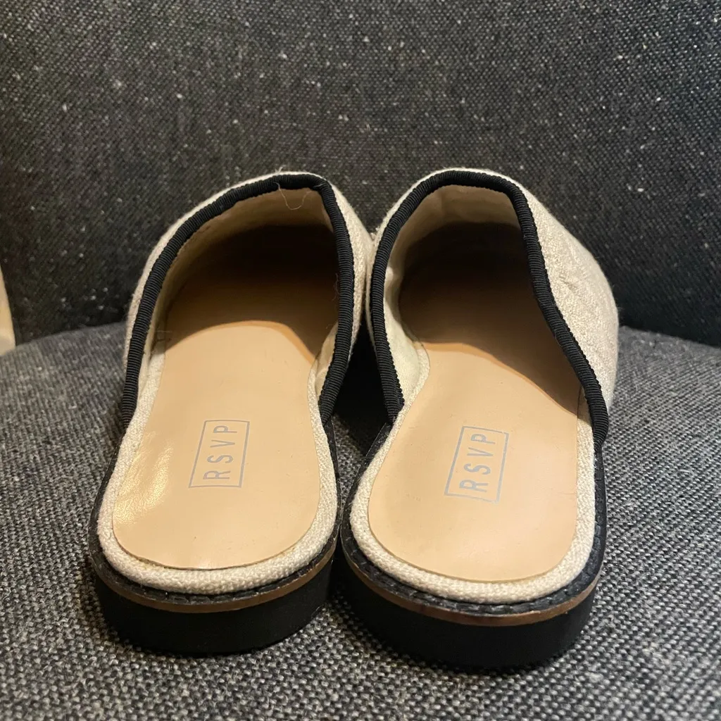 RSVP Cream Quilted Flats - Image 3