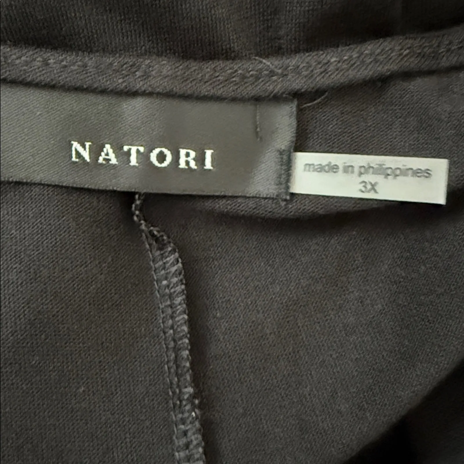 NWT Natori Shangri-La Black Tencel Slip Dress Nightgown - Image 3