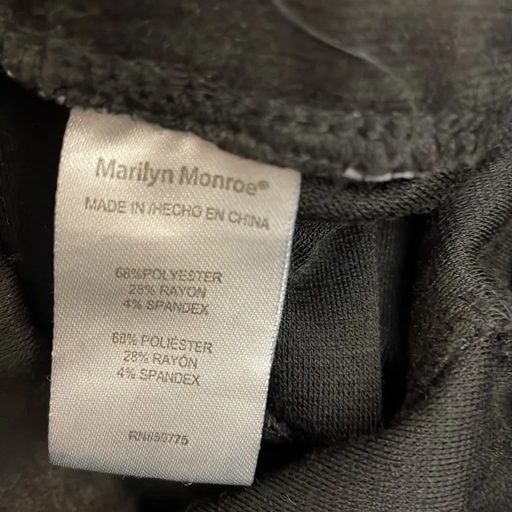 Black Pull On Stretchy Leggings Size XS - Image 9